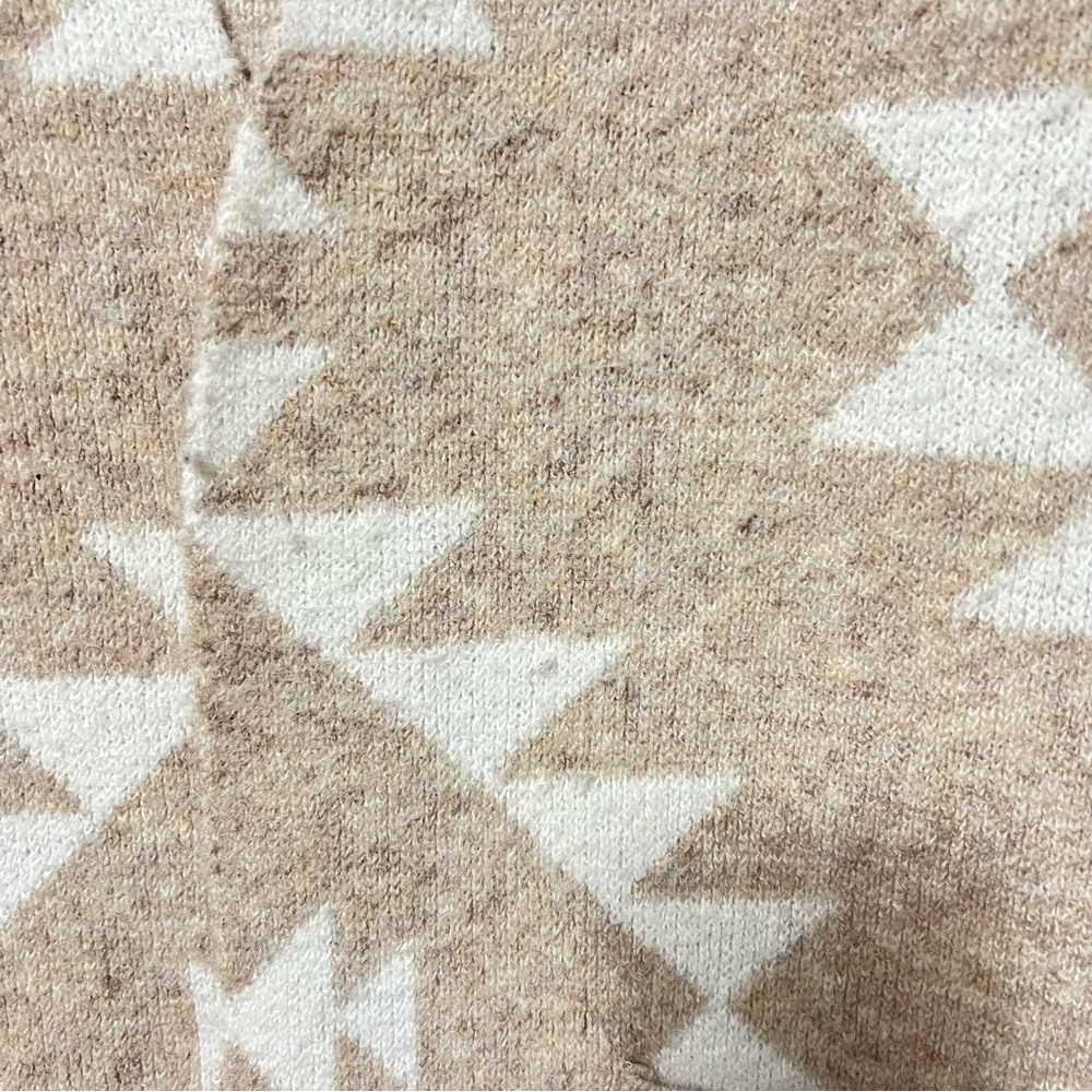 Frye Aztec Pattern Open Front Cardigan Sweater Si… - image 7